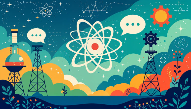 Abstract Representation of Nuclear Verification. AI generated image (using NightCafe’s HiDream I1 Fast)